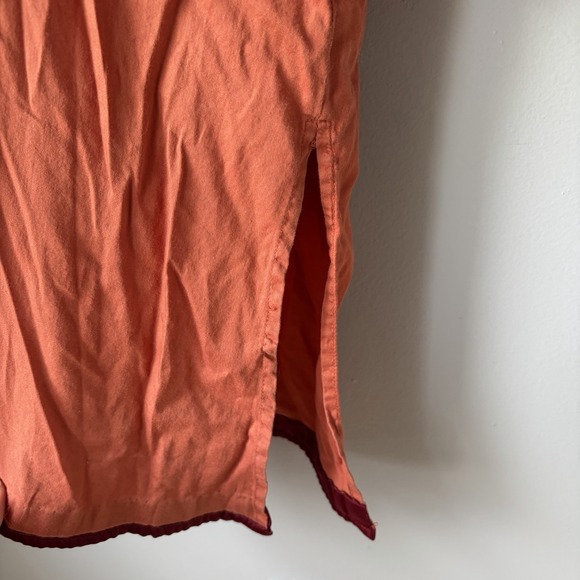 Ethnic by Outfitters and is size M Women's Orange Top Embroidered Long Sleeve - Picture 7 of 11